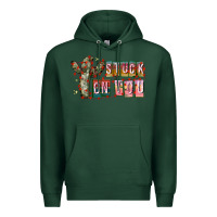 Sports Green Stuck on You Premium Hoodie - CowhideDigitalArt