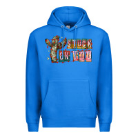 True Royal Stuck on You Premium Hoodie - CowhideDigitalArt