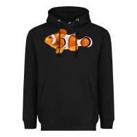 Black clown fish side Heavyweight Hoodie - BarkalooDesign