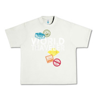 Pistachio world traveler passport stamp gift shirt for men and women t shirt Urban Heavy Tee - trangStudio