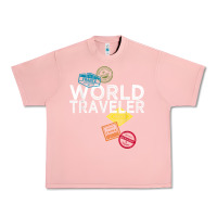 Salmon world traveler passport stamp gift shirt for men and women t shirt Urban Heavy Tee - trangStudio