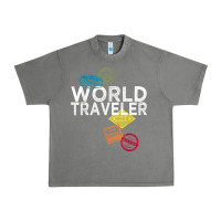 Tornado world traveler passport stamp gift shirt for men and women t shirt Urban Heavy Tee - trangStudio
