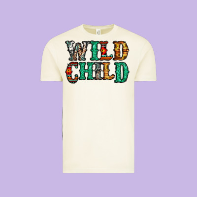 Western Wild Child Vintage Tee Designed By Jasminsmagicworld