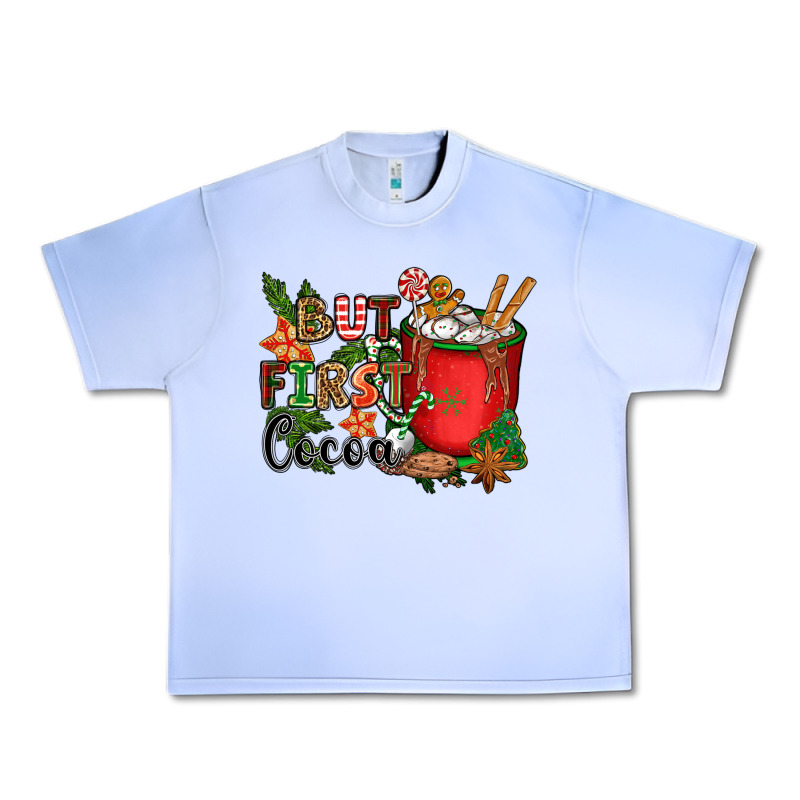 But First Cocoa Urban Heavy Tee by CowGirlArtShop | Teevron