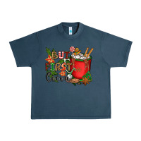Midnight Navy but first cocoa Urban Heavy Tee - CowGirlArtShop