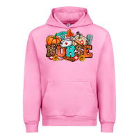 Fuchsia Pink nurse with fall element Urban Hoodie - AdoDesignShop