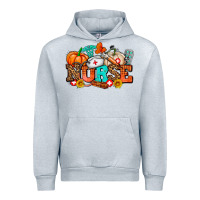 Heather Grey nurse with fall element Urban Hoodie - AdoDesignShop