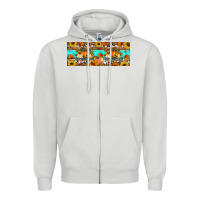 Dove Grey Fall Sweet Fall Zipper Hoodie - Artiststas