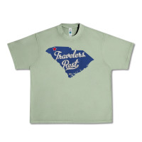 Oil Green travelers rest south carolina sc map Urban Heavy Tee - trangStudio