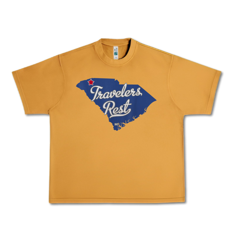 Travelers Rest South Carolina Sc Map Urban Heavy Tee by trangStudio | Teevron