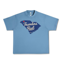 Pebble Blue travelers rest south carolina sc map Urban Heavy Tee - trangStudio