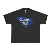 Pigment Black travelers rest south carolina sc map Urban Heavy Tee - trangStudio