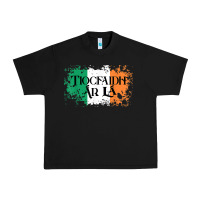 Black Tiocfaidh Ar La Vintage Ireland Irish Flag Gifts For Men Urban Heavy Tee - trangStudio