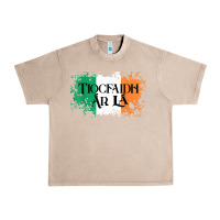 French Oak Tiocfaidh Ar La Vintage Ireland Irish Flag Gifts For Men Urban Heavy Tee - trangStudio