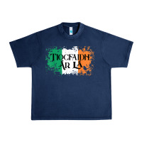 Tiocfaidh Ar La Vintage Ireland Irish Flag Gifts For Men Urban Heavy Tee | Teevron