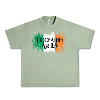 Oil Green Tiocfaidh Ar La Vintage Ireland Irish Flag Gifts For Men Urban Heavy Tee - trangStudio