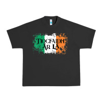 Pigment Black Tiocfaidh Ar La Vintage Ireland Irish Flag Gifts For Men Urban Heavy Tee - trangStudio