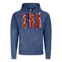 Vintage Denim Basketball brushstroke Vintage Hoodie - HowdyJamesFarm