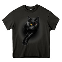 Asphalt Black Cat Yellow EyesCats Tee Shirt Gifts Heavy Core Tee - trangStudio