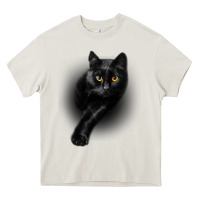 Black Cat Yellow Eyescats Tee Shirt Gifts Heavy Core Tee | Teevron