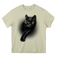 Mossy Black Cat Yellow EyesCats Tee Shirt Gifts Heavy Core Tee - trangStudio