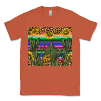 Copper western desert with leopard and sunflowers tumbler tbs Classic Tee - TumblerDesignByShophia
