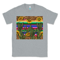 Heather Grey western desert with leopard and sunflowers tumbler tbs Classic Tee - TumblerDesignByShophia