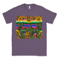 Lavender western desert with leopard and sunflowers tumbler tbs Classic Tee - TumblerDesignByShophia