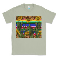 Matcha western desert with leopard and sunflowers tumbler tbs Classic Tee - TumblerDesignByShophia