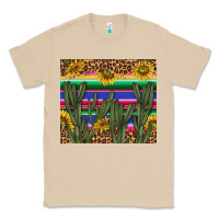 Mushroom western desert with leopard and sunflowers tumbler tbs Classic Tee - TumblerDesignByShophia