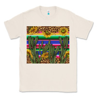 Natural western desert with leopard and sunflowers tumbler tbs Classic Tee - TumblerDesignByShophia