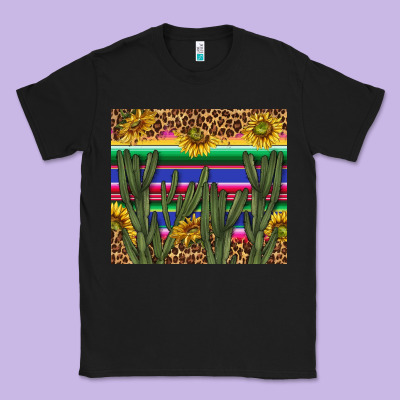 Western Desert With Leopard And Sunflowers Tumbler Tbs Classic Tee Designed By Tumblerdesignbyshophia