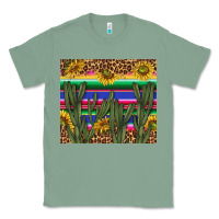 Sage western desert with leopard and sunflowers tumbler tbs Classic Tee - TumblerDesignByShophia