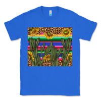 True Royal western desert with leopard and sunflowers tumbler tbs Classic Tee - TumblerDesignByShophia