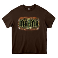 Chocolate Brown Camouflage Patterned Mama Tried Heavy Core Tee - Bettercallsaul