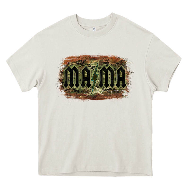 Camouflage Patterned Mama Tried Heavy Core Tee by Bettercallsaul | Teevron