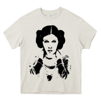 Cream vintage leia Heavy Core Tee - trangStudio