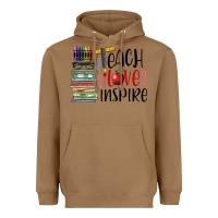 Toasted Coconut teach love inspire Heavyweight Hoodie - BarkalooDesign