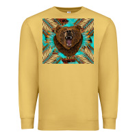 Antique Gold bear native american  tumbler Premium Sweatshirt - BarkalooDesign