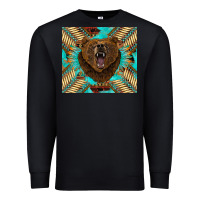Black bear native american  tumbler Premium Sweatshirt - BarkalooDesign