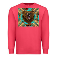 Cardinal bear native american  tumbler Premium Sweatshirt - BarkalooDesign