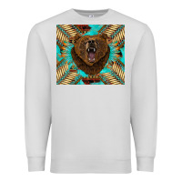 Dove Grey bear native american  tumbler Premium Sweatshirt - BarkalooDesign