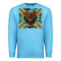 Ocean Blue bear native american  tumbler Premium Sweatshirt - BarkalooDesign