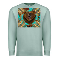 Seafoam bear native american  tumbler Premium Sweatshirt - BarkalooDesign