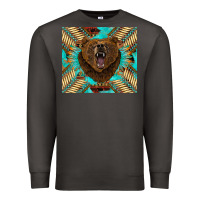 Smoke bear native american  tumbler Premium Sweatshirt - BarkalooDesign