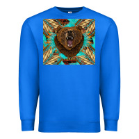 True Royal bear native american  tumbler Premium Sweatshirt - BarkalooDesign