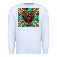 White bear native american  tumbler Premium Sweatshirt - BarkalooDesign