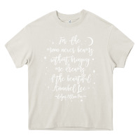 Cream edgar allan poe literary gift, annabel lee quote gothic poet t shirt Heavy Core Tee - trangStudio