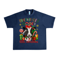 Navy have yourself a little christmas cow Urban Heavy Tee - CowGirlArtShop