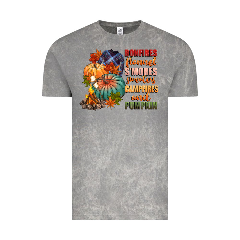 Bonfires Flannels Smores Campfires And Pu Vintage Tee by CowGirlArtShop | Teevron